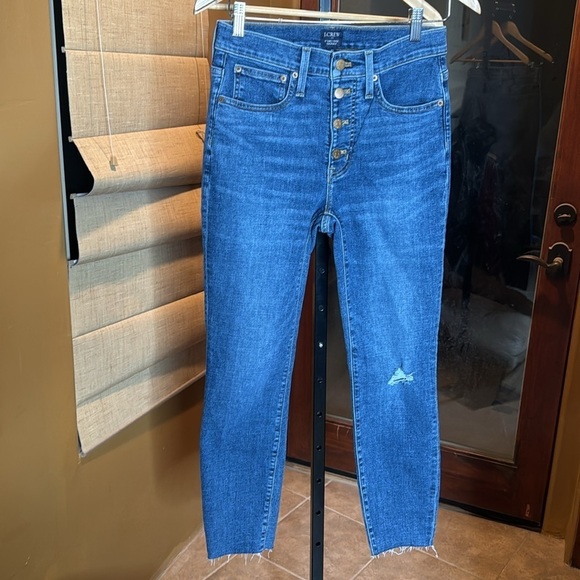 J Crew Factory 9" mid-rise skinny jean in signature stretch Size 27 - Picture 6 of 10